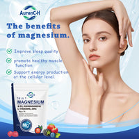 Fengsheng Home Sleep Gummies with 350mg Magnesium Glycinate & Citrate for Adults - High Strength Natural Alternative - L-Theanine, Vitamin D & Zinc - Sleep Gummies - Sugar Free & Vegan - Anxiety & Sleep Support