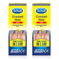 Scholl Cracked Heel Complete Cream with Repair K+, 60ml - Moisturising Treatment Cream for Cracked Heels and Dry Skin with Keratin (Pack Of 2)