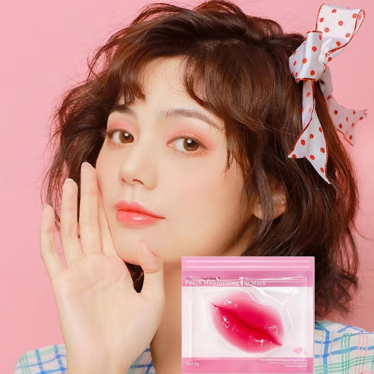 Mori Kamei 10pieces of collagen crystal lip mask nourish, moisturize, protect lips, resist aging, exfoliate skin, prevent chapped and dry skin and other problems