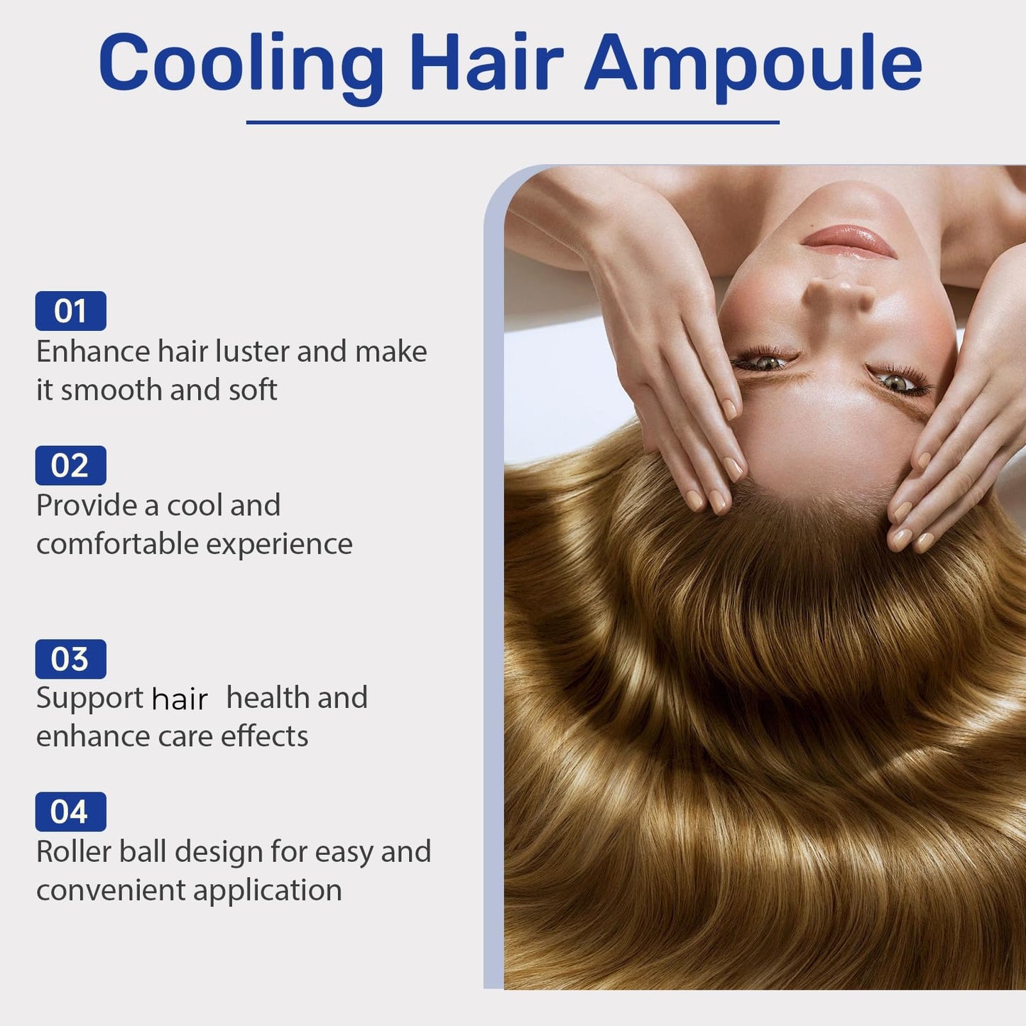 Sca-lp Hair Ampoule,Hair Growth Serum,Cooling Hair Ampoule,Anti Hair Loss Essence,Hair Serum for Hair Loss,Ha-ir Regr-owth Se-rum,Hair Gro-wth Ser-um for Women,Hai-r Grow-th Oil for Men