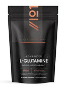 L-Glutamine 500mg with BioPerine® - 90 Veg Capsules (3 Months Supply) - Fermented Amino Acid Supplement - by Alpha01