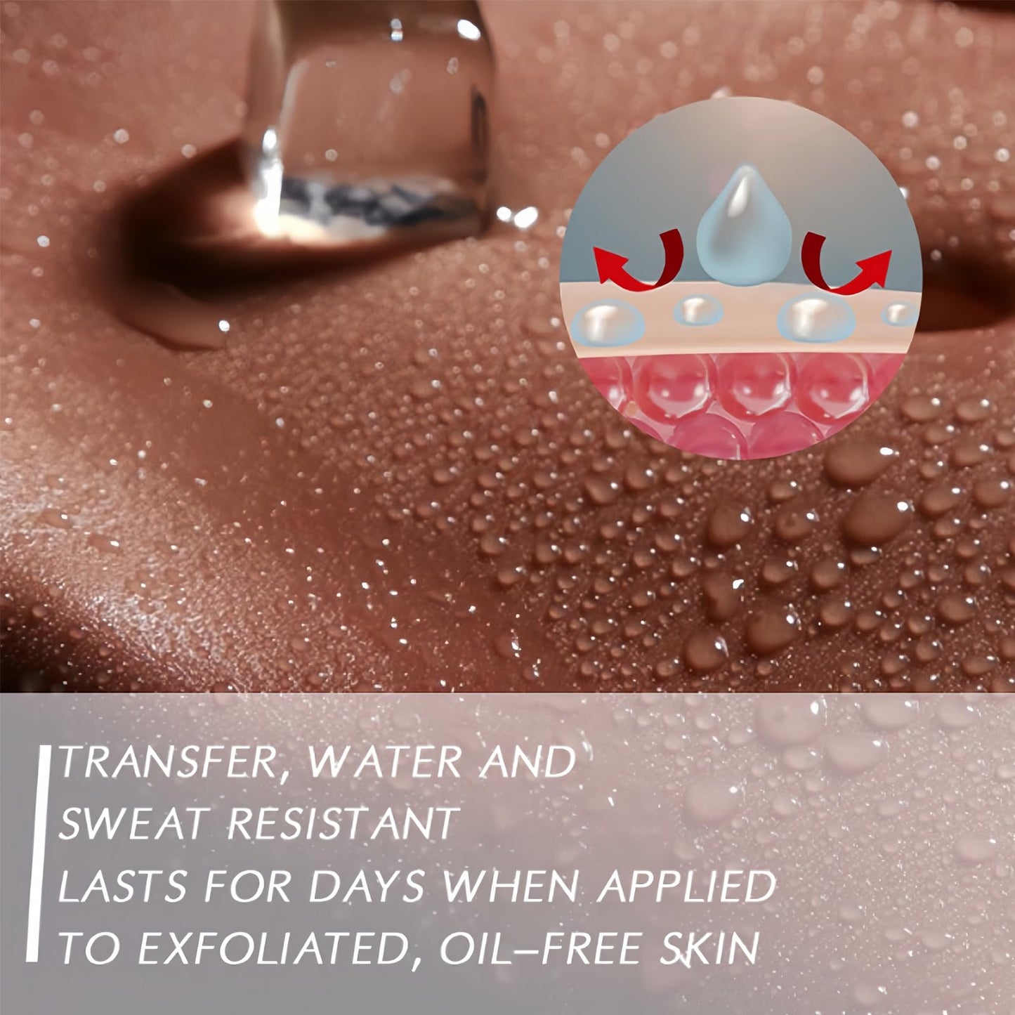 HERBINSOLS All Over Body Complexion Perfector with Brush - Waterproof Body Coverage Perfector Tattoo Cover up Makeup Cream - Long-Lasting Full Coverage Body Concealer Cream for Legs,Body Foundation