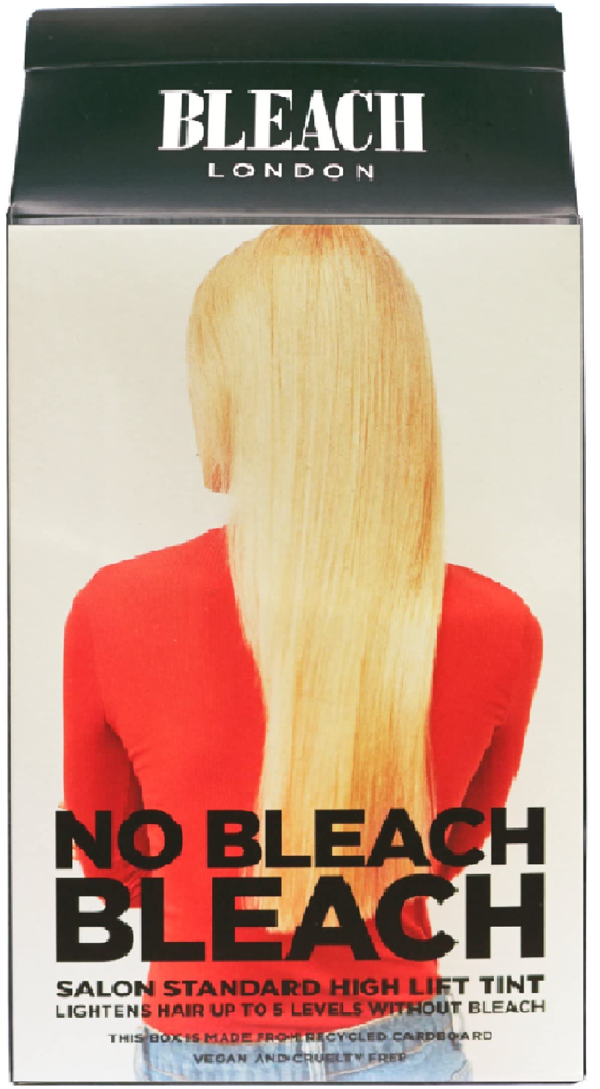 (2 PACK) Bleach London NO BLEACH Bleach Kit LIGHTENS HAIR upto 5 LEVELS NO BLEACH & Bleach London White Toner Kit