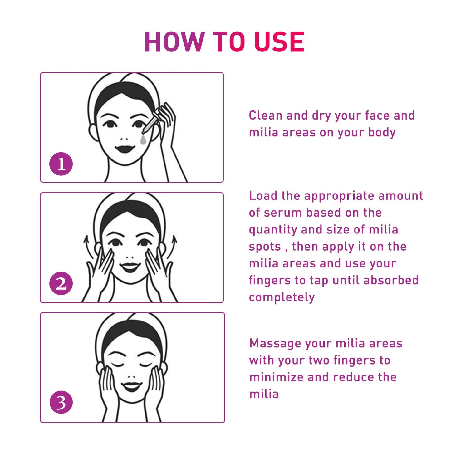 GNAUMORE Milia Spot Serum for Face,Milia Treatment under Eye,Eye Serum for Dark Circles and Puffy Eyes,Fat Granule Clearing Skin Serums,Even and Radiant Skin Generic,30ml