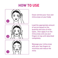 GNAUMORE Milia Spot Serum for Face,Milia Treatment under Eye,Eye Serum for Dark Circles and Puffy Eyes,Fat Granule Clearing Skin Serums,Even and Radiant Skin Generic,30ml