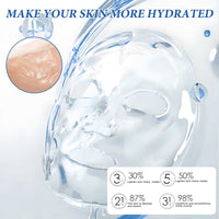 GMHLLES 2 PCS Hyaluronic Acid Powder for Face Hyaluronic Acid Powder Organic Skin Care Formula Low Molecular Weight Water-Soluble for Skin Hydration and Moisture Smooths Wrinkles