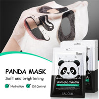 4PCS Panda Face Mask,Face Masks Skincare,Funny Faces Masks,Fun Animal Sheet Mask,Deep Hydrating, Brighten, Moisturize,Elasticity Improve Tighten Skin,Soothe For All Skin Types