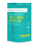 Hemp Harbour Hydrolysed Bovine Collagen Peptides Powder - Halal Certified, Grass-Fed, Non-GMO - Supports Skin Elasticity, Joint Health & Muscle Recovery - 300g, Unflavored - High Absorption & Bioavailability