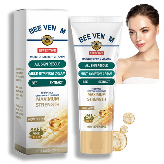QinZiEn Bee Ven-Om Cream,Bee Ven-Om Acne Treatment Cream,Acne Scar Treatment for All Skin Types,Spot Treat/ment for Face,Acn/e Moisturiser,Moisturiser for Acn/e Prone Skin,Ac/ne Cre/am for Face, Ac/ne Serum