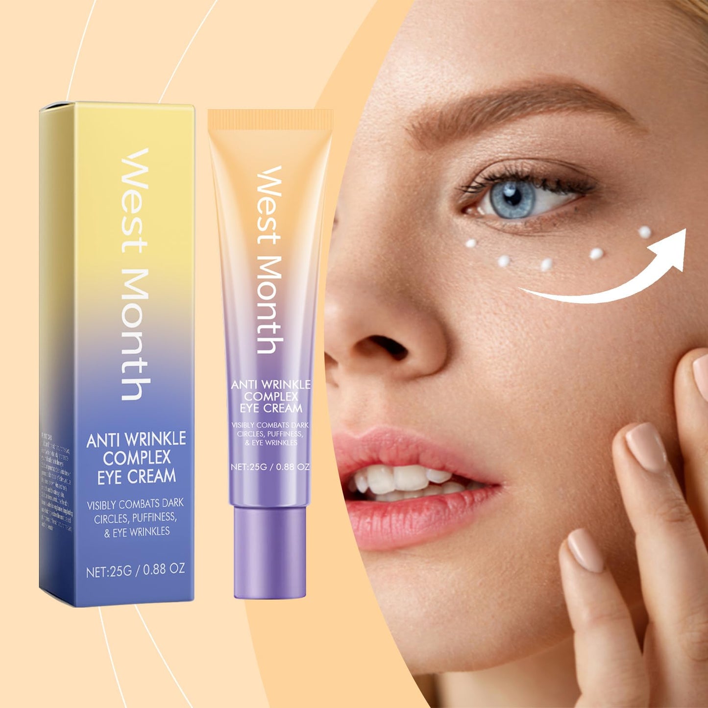 IZBEAUVO Retinol Eye Cream, Retinol Eye Cream for Dark Circles and Puffy Eyes, Eye Bags Remover Eye Cream Anti aging, Under Eye Cream, Reduce Lines Wrinkles Puffiness and Dark Circles, for All Skin Types