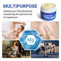 Magnesium Cream for Sleep & Muscle Relaxation, Skin Calming Moisturizing Butter with Magnesium, Sleep Support & Muscle Relaxation