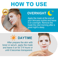 Lxitian Collagen Face Masks Skincare, Collagen Mask with Hyaluronic Acid,Hydrogel Collagen Mask Overnight Face Mask,Real Deep Hydrating Face Mask,Pore Minimizing,Firming Anti Wrinkle Aging Lifting,Deep Repair