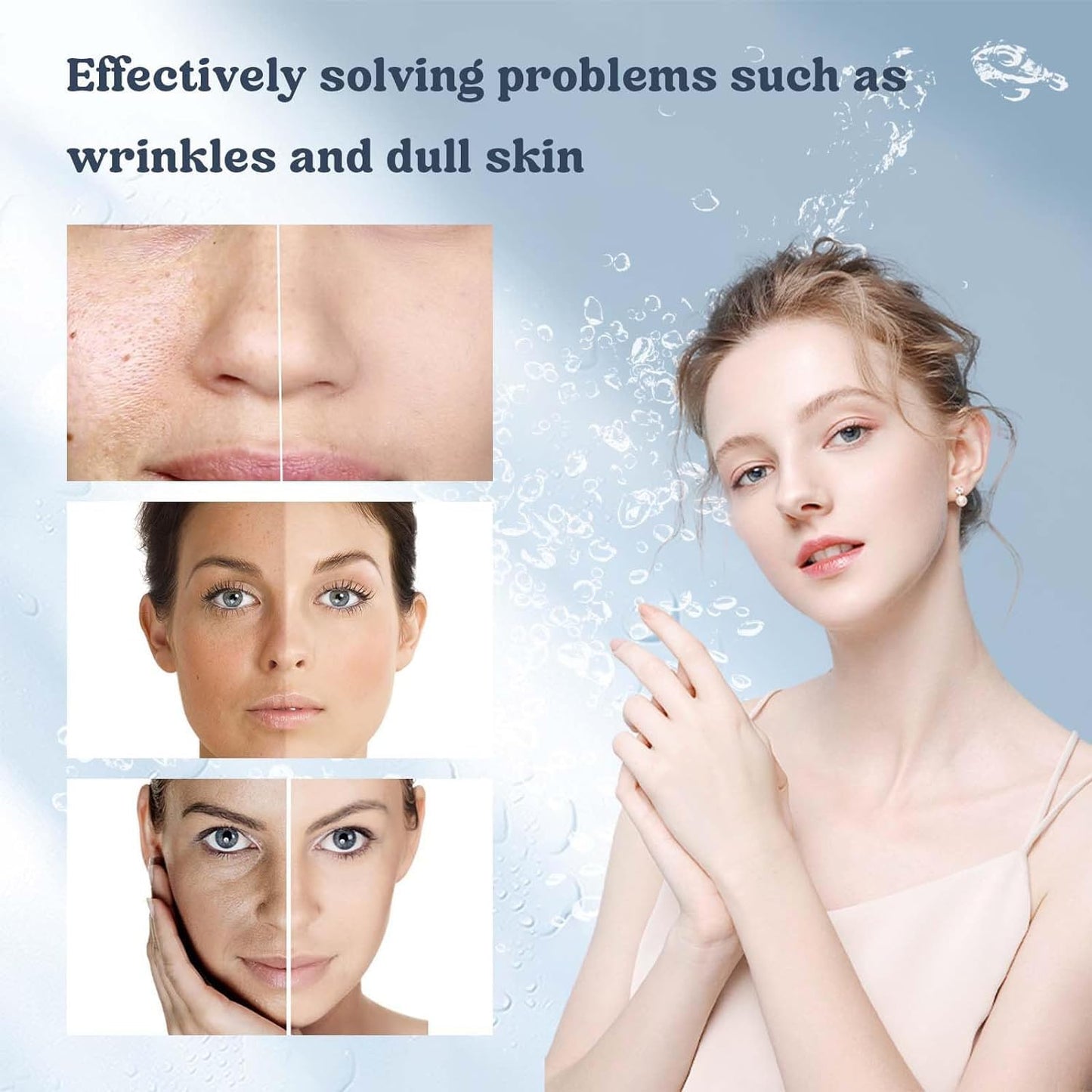 Collagen Face Mask Overnight, Collagen Films Face Mask, Collagen Real Deep Mask, Collagen Deep Hydrating Overnight Mask, Collagen Sleeping Mask For Face (3pcs)