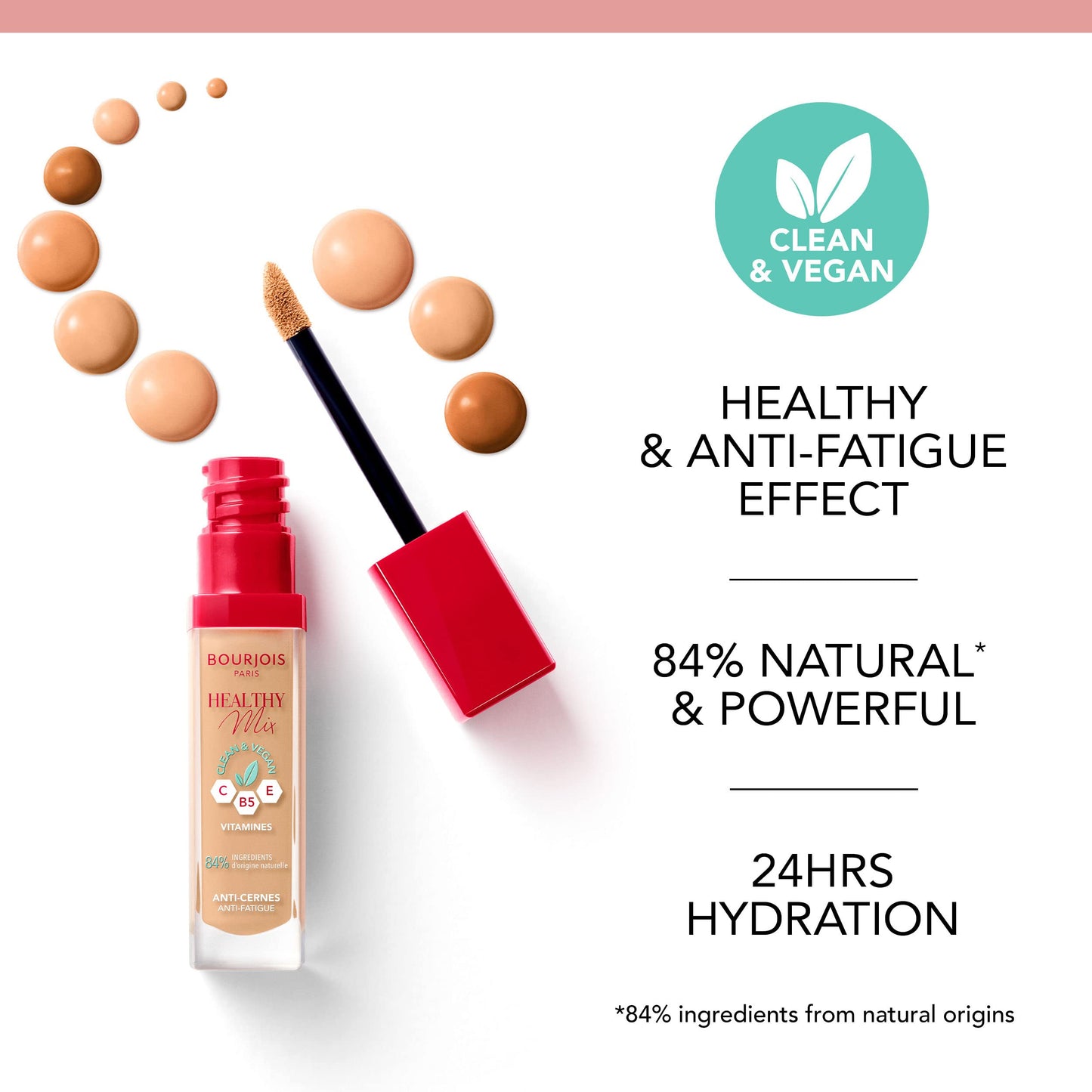 Bourjois Healthy Mix Clean Concealer 58 Caramel 6 ml