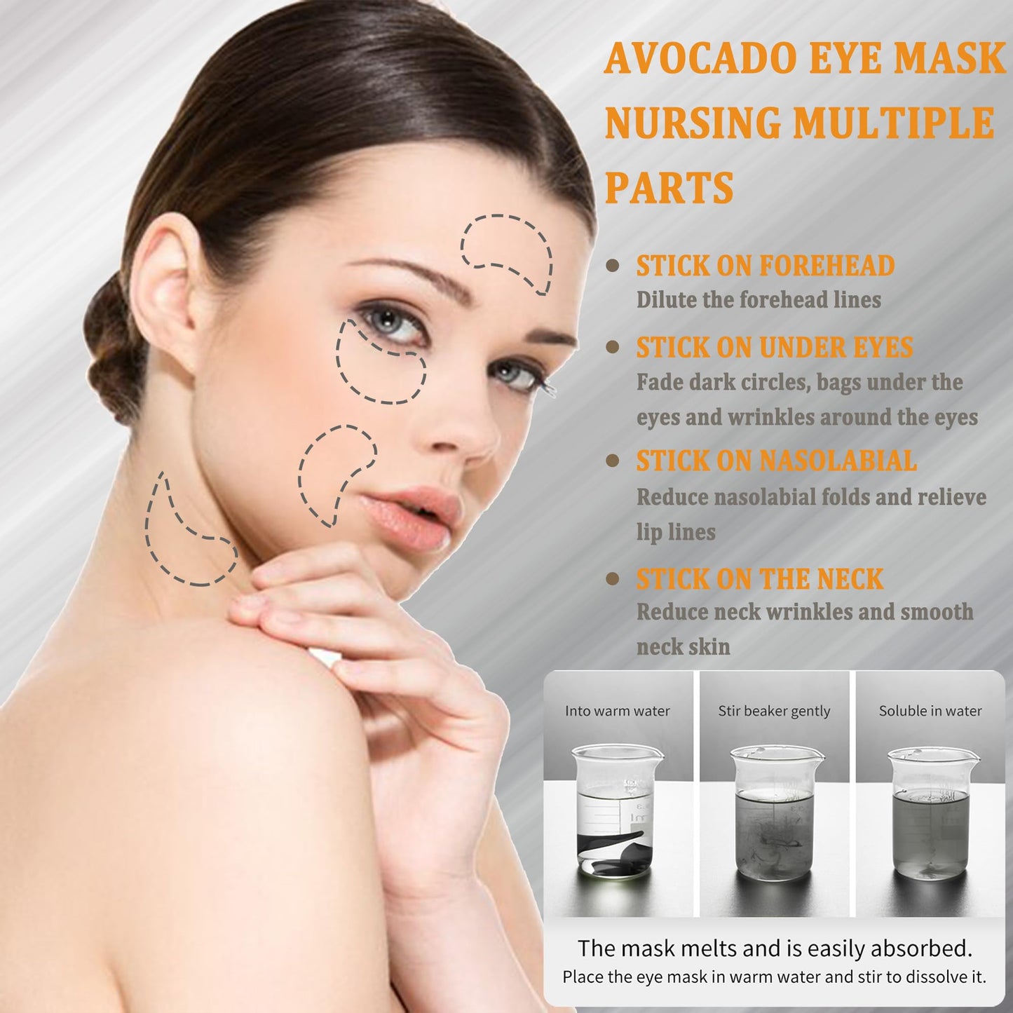 CGBOOM Under Eye Patches, Collagen Under Eye Mask, Dark Circles Under Eye Treatment, Puffy Eyes Bags Under Eyes Removal, Anti-Aging, Reduce Wrinkle, Skincare, Hydrating - 30 Pairs (Bamboo Charcoal)