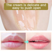 XdealCozyxc Honey Strawberry Watermelon lip balm Set, Bee Balm Lip Mask Moisturizing Care, Lighten Dark Lip Color Reduce Lip Lines