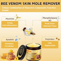 IZBEAUVO Bee Venom All-in-One Cream, BeeVenom SkinTreatmentCream with Allantoin & Mint | Lightweight Non-Greasy Formula | Improves Skin Texture & Skin mole Remover | Bee Venom Cream for All Skin Types | 60g