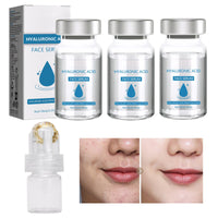 MADGININE Micro Infusion Facial System,Micro Infusion Kit,Beauty Micro Infusion Micro Infusion System Hyaluronic Acid Serum for Face Suitable for All Skin Types (3*Serum+Roller)