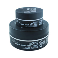 Redone Hair Styling Aqua Wax Black 3 x 50ml | Gel Wax | Lime Scent | Extra Hold | Men & Women Hair Wax | Long Lasting | Shiny Look | Maximum Control 3 PCS