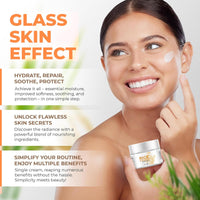 Jinjiar Rice Cream for Face,Hydrating Face Moisturiser,Rosacea Cream for Face,Anti Aging Fac-e Crea-m,Skin Tightening Crea-m for Face,Moisturiser Fa-ce Women,Night Cre-am for Women Anti Aging,Cre-am of Rice