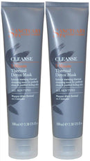 2x SanctuarySpa 5-Minute Thermal Detox Mask – Pack of 2 (2 x 100ml) | Warming Charcoal & Clay Face Mask for Deep Cleansing & Purifying Skin
