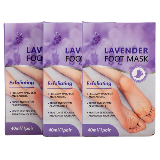 Shefave-3 Pairs Foot Peel Mask-Exfoliating-Callus-Remover-Moisturiser-Cracked