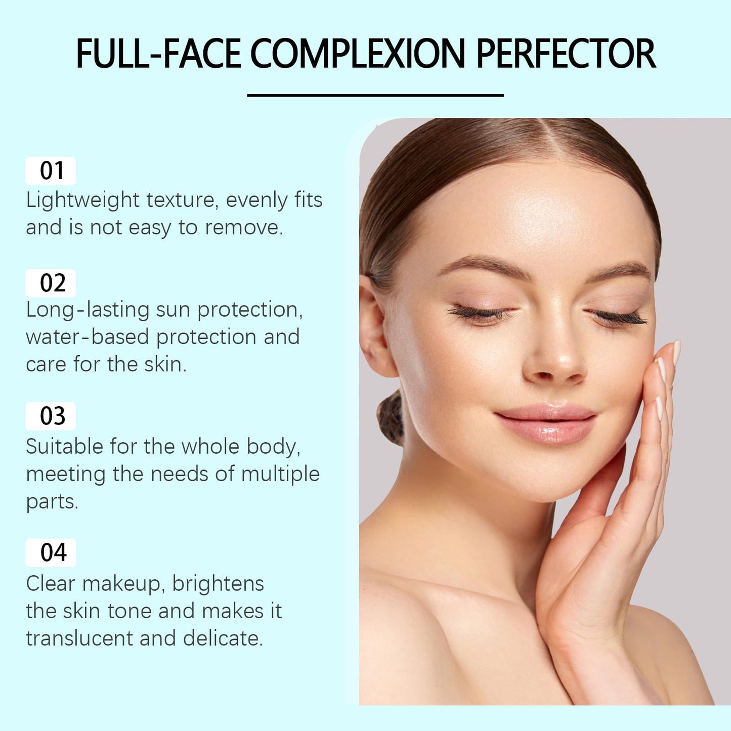 SHEBEEDO Natural Hydrating Camo Concealer, SPF 30 All Over Complexion Perfector, Body Coverage Perfector, Lightweight and Waterproof Foundation Full Coverage,Concealer for Mature Skin (Natural)