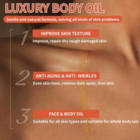 Cureluxe Magic Body Oil Firming - Magic Luxury Body Oil - Glow Remedy Oil Skin Tightening - Deeply Hydrates & Tightens Loose Skin Body Oils - Reduces Fine Line & Wrinkles Body Oils for Women