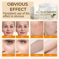 SingHao Beef Tallow Sunscreen SPF 50,Beef Tallow Balm for Skin,Sun Crea/m Face Moisturiser,Be/ef Tall/ow Skin Care,Tall/ow Balm Instant Sun Protection,SP/F 50 Face Moisturiser,Be/ef Tall/ow Cre/am Face Cream