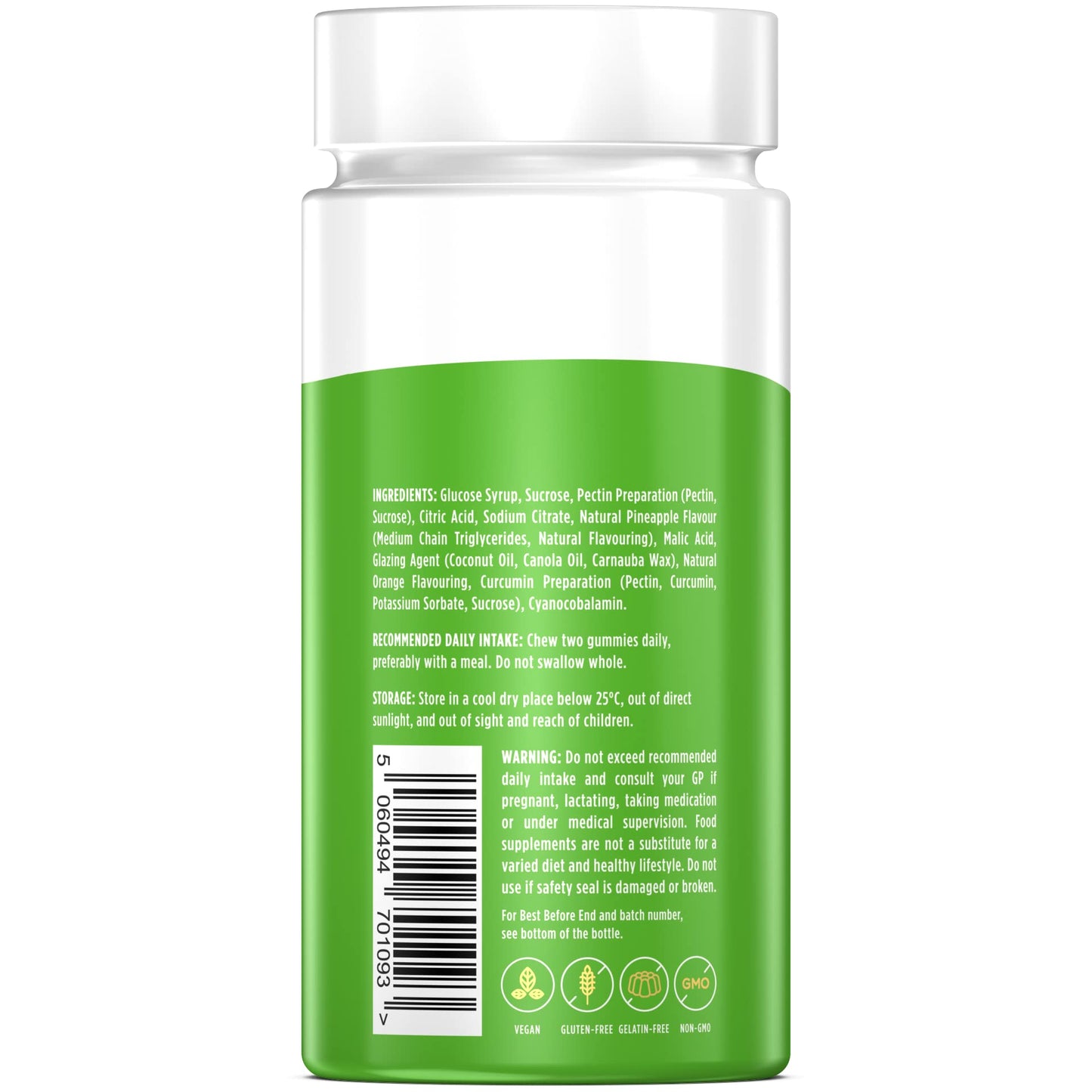 Wellgard Vegan Vitamin B12 Gummies – High Strength B12 Supplement for Energy & Immunity, UK Formulated B12 Gummies