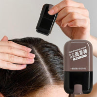 Guegine Hairline Powder with Comb Applicator, Waterproof and Sweat-Proof Hair Dye Comb, Long-Lasting Hairs Makeup Coverage,for Gray Hair Coverage, Thinning Hair for Women & Men (Dark Brown)