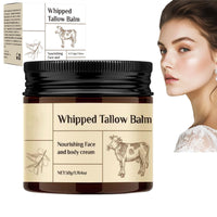 LaluluTek Grass-Fed Tallow Balm for Face & Body - Deeply Nourishing Moisturizer with Beef Tallow, Ideal for Dry Skin Care