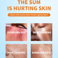 HUOWEH 60g Sun Block,Sun Cream Face,Collagen Sunscreen SPF 90 PA+++, Ultra High Protection Face Moisturizer with 36HR Hydration, Water-Resistant (80 Min), Non-Sticky & Sweat-Resistant