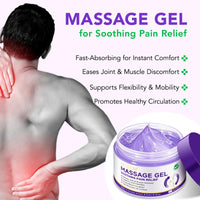Joint Purple Gel, Natural Safe Purple Relief Soothing Massage Cream, Joint Activities Throughout The Body, Effective Relief for Back, Neck, Hands, Kneel, Waist
