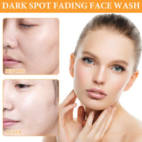 Turmeric Face Wash, 100% Organic Turmeric Glow Scrub for Deep Cleaning, Remove Makeup, Brightens and Firms Skin, Helps to Reduce Acne and Dark Spots(100ml)