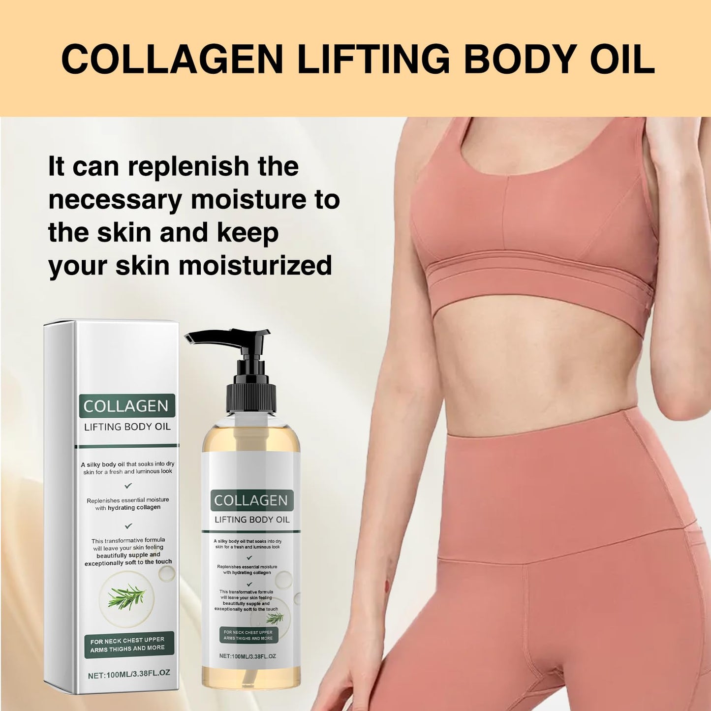 COWANIEE 2pcs Magic Body Oil Firming for Women,100ml