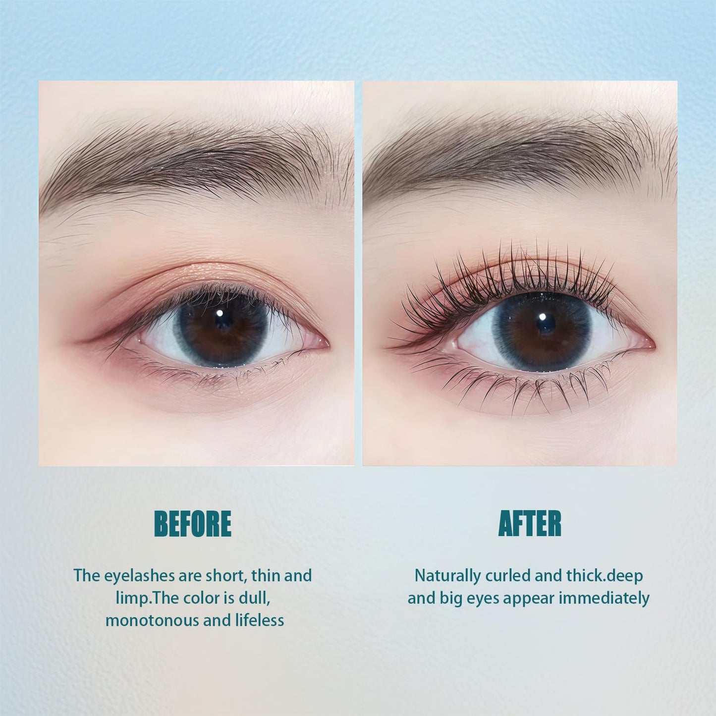 Coloroom Ultra Fine Waterproof Mascara for Short Eyelashes, Skinny Black Mascara, Lengthening & Thickening Mascaras, Catches Tiny Lashes