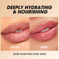 Gold Foil Colour Changing Lipstick, Coloured Lip Balm, Tinted Lip Balm – Hydrating & Plumping Lip Moisturiser For Smooth, Soft Lips - Korean Makeup, Preppy Stuff For Girls