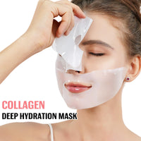 PLOBRT Collagen Face Mask, 4 Pack Collagen Mask, Hydrating Overnight Hydrogel Mask, Real Deep Hydration Collagen Face Masks, Elasticity Improvement