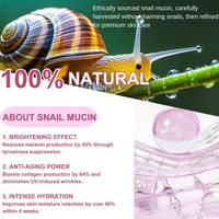 3PCS Snail Mucin Skincare Set for Women & Men – Hydrating & Repair Facial Kit with Cleanser, Eye Cream, Face Moisturiser – Korean Anti-Aging Routine for Glowing Skin, Dry & Sensitive Skin, Dull Skin