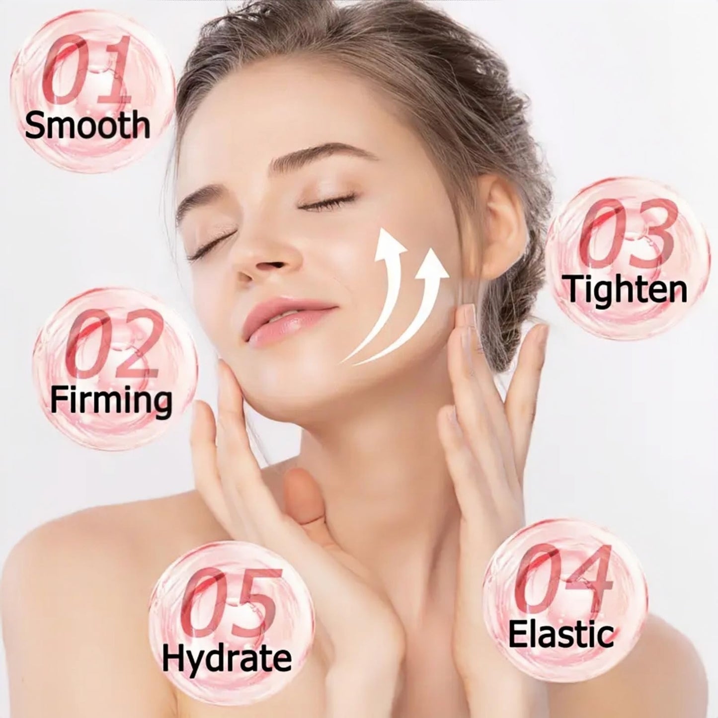 Collagen Peptides Firming Serum Stick,Luxurious Collagen Firming Cream Stick,Skin Tightening Cream for Face,Collag-en Ser-um St-ick,Anti Aging Peptides Ser-um Stic-k,30g