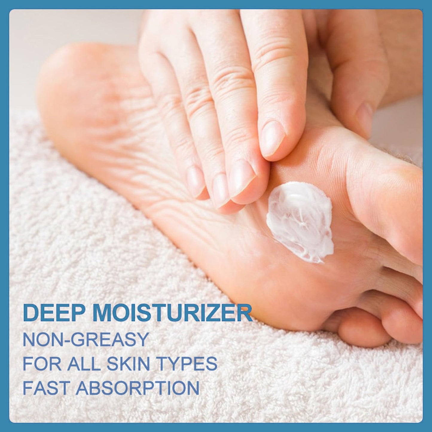 Shengqialun Urea Foot Cream, Foot Cream for Cracked Heels and Dry Skin, Urea Cream Cracked Heel Repair Cream for Feet and Hand, Deep Moisturizing Callus Remover for Hand Foot Body Care (50g)