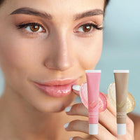 Sum-mer Fridays Lip Butter Balm, 2pcs Summer Lip Balm Vanilla,Lip Balm Cherry,Lip Gloss, Lip Balm Set Conditioning Lip Mask for Dry and Chapped Lips,Moisturizing and Shining