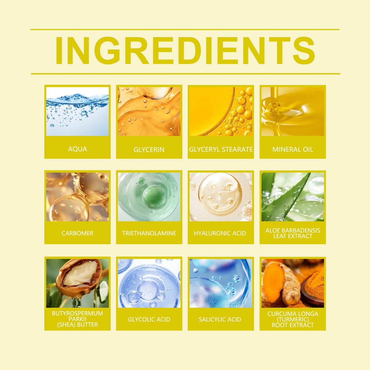 ISBEAUSOLS Tumeric Face Cream For Skin Tightening - Turmeric-Infused Dark Spot Remover - Anti-Aging Day Moisturiser for Sensitive Skin - Pigmentation Removal with Hyaluronic Acid