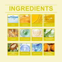 ISBEAUSOLS Tumeric Face Cream For Skin Tightening - Turmeric-Infused Dark Spot Remover - Anti-Aging Day Moisturiser for Sensitive Skin - Pigmentation Removal with Hyaluronic Acid