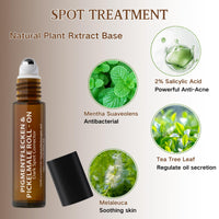 IZBEAUVO Dark Spot Corrector for Face &Body - Back Acne Removal Cream with 2% Salicylic Acid & Tea Tree Oil, Dark Spot Correcting Glow Serum Roller- Fades Pigmentation & Redness, Non-Comedogenic Moisturiser
