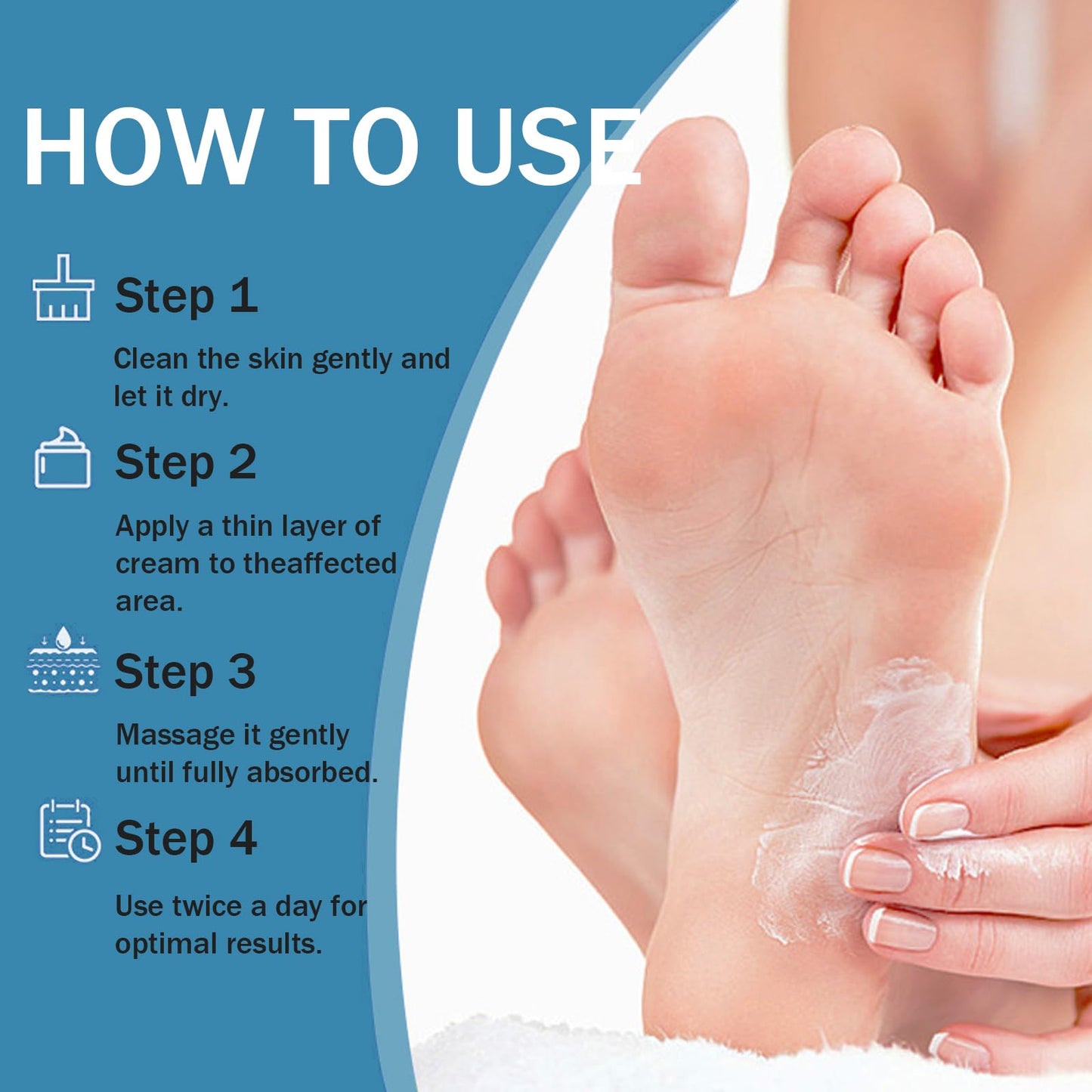 Shengqialun Urea Foot Cream, Foot Cream for Cracked Heels and Dry Skin, Urea Cream Cracked Heel Repair Cream for Feet and Hand, Deep Moisturizing Callus Remover for Hand Foot Body Care (50g)