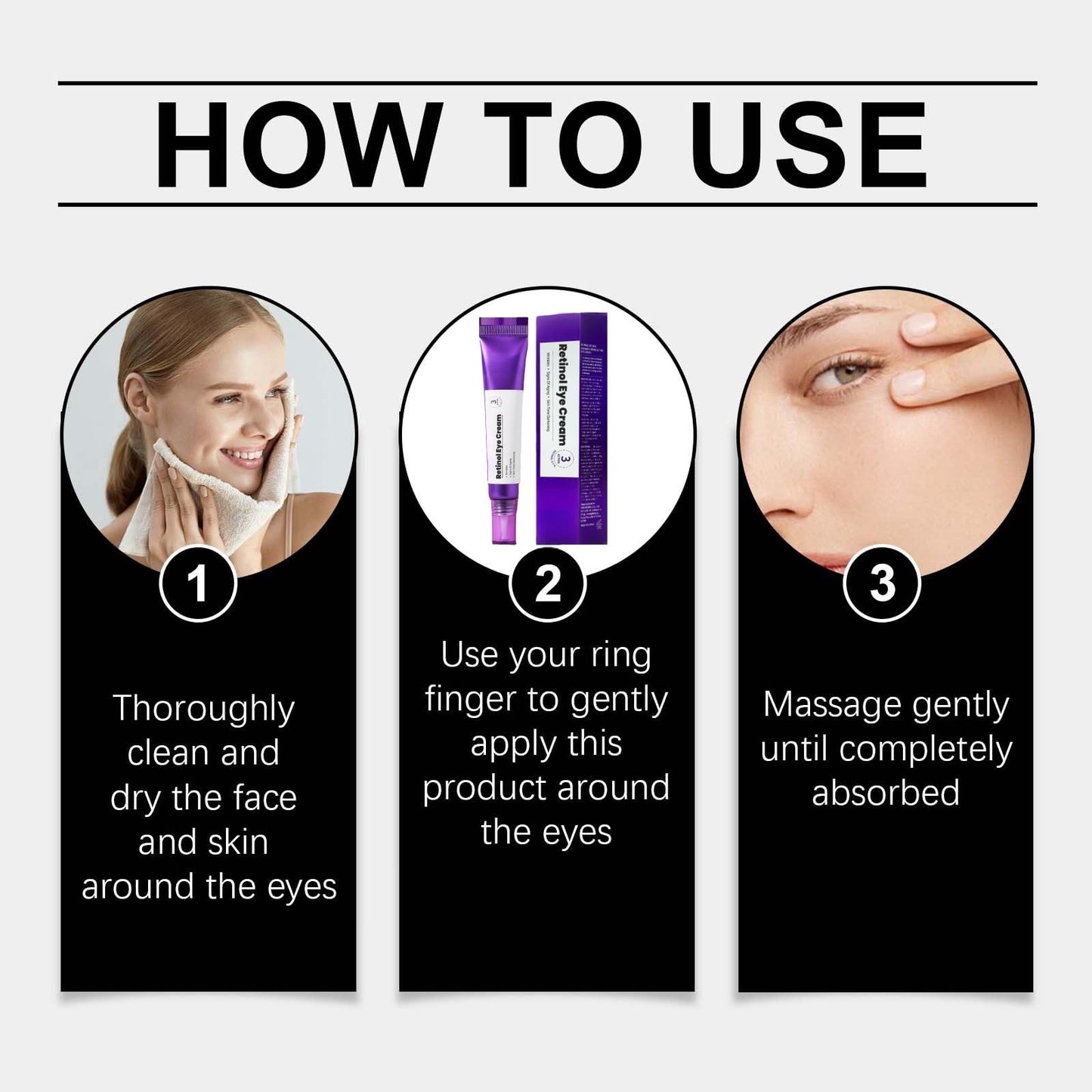 Retinol Intense Reactivating Eye Cream,Retinol Eye Cream,Anti Aging Eye Cream,Under Eye Cream,Eye Cream for Dark Circles and Puffy Eyes,Eye Bags Remover,Eye Cream Anti Aging,Anti Wrinkle Eye Cream
