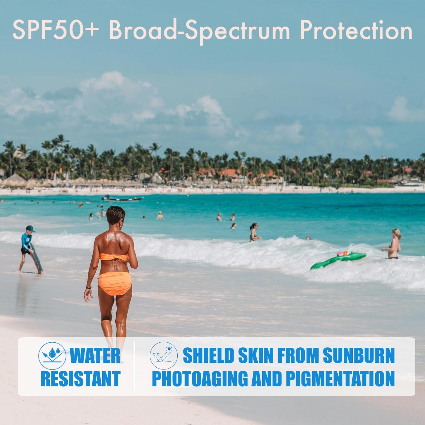 Tallow Sunscreen - Sun Cream SPF 50 with Grass-Fed Beef Tallow & Beeswax, Lightweight Moisturizing Protection for Face & Body