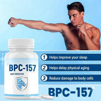 60 Pcs BPC 157 Pep/Tide Ca/psules for Adult,Multivit/amin Ta/blets for Men,Muscle&Workout Reco/Very,Multi VIT/amins for Men,Energy Vitamins for Tiredness,Replenish Energy and Vitamin,Gentle Body Care